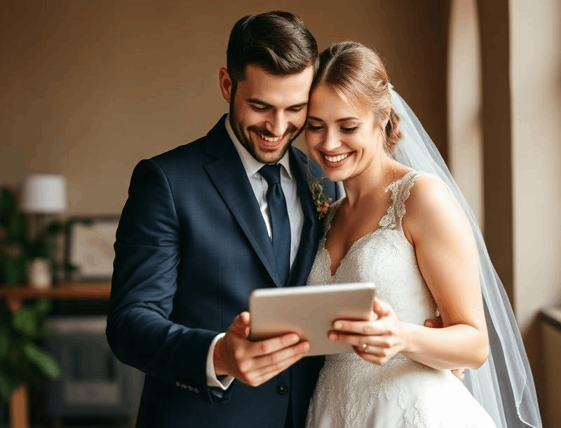 Online album so svadobnými fotkami